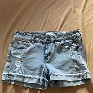 Denim shorts